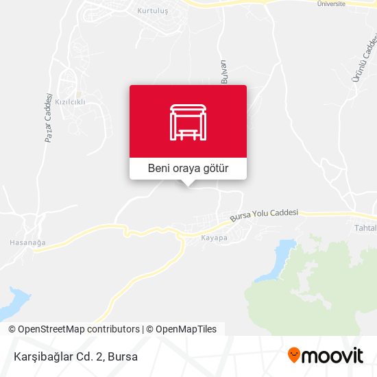 Karşibağlar Cd. 2 harita