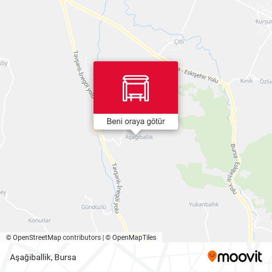 Aşağiballik harita