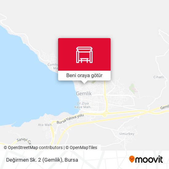 Değirmen Sk. 2 (Gemlik) harita