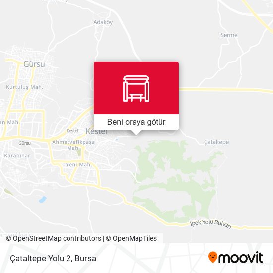 Çataltepe Yolu 2 harita