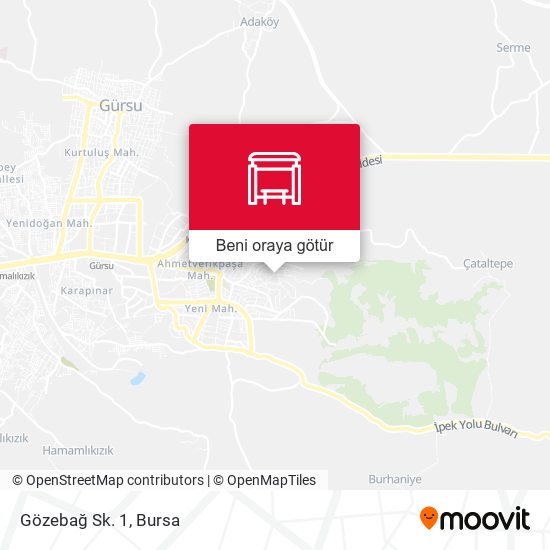 Gözebağ Sk. 1 harita
