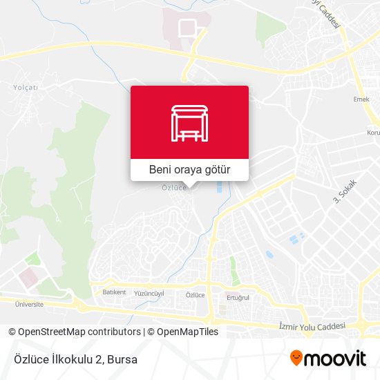 Özlüce İlkokulu 2 harita