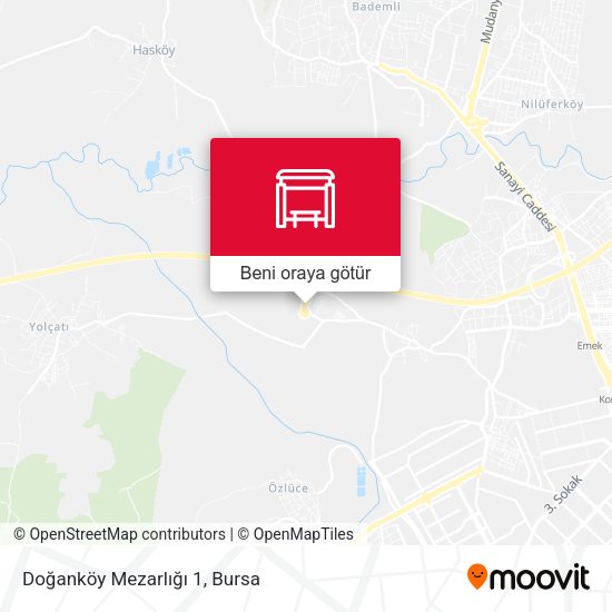 Doğanköy Mezarlığı 1 harita