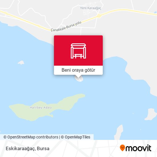 Eskikaraağaç harita