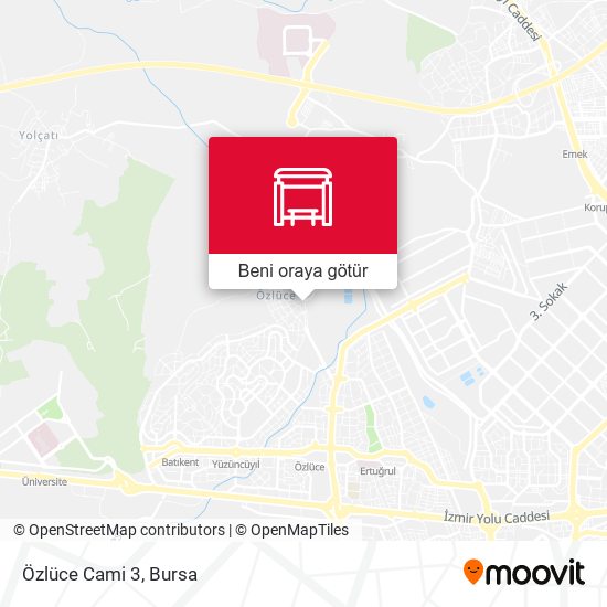 Özlüce Cami 3 harita