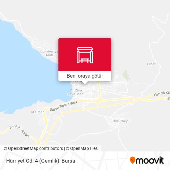 Hürriyet Cd. 4 (Gemlik) harita