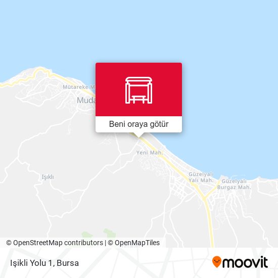Işikli Yolu 1 harita