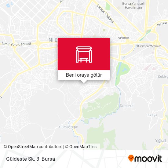 Güldeste Sk. 3 harita