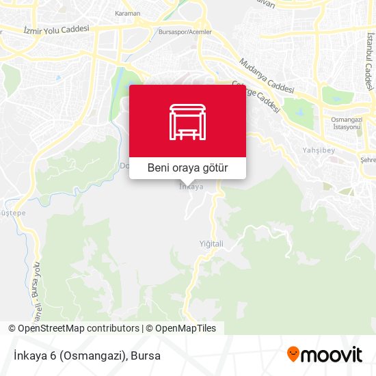 İnkaya 6 (Osmangazi) harita