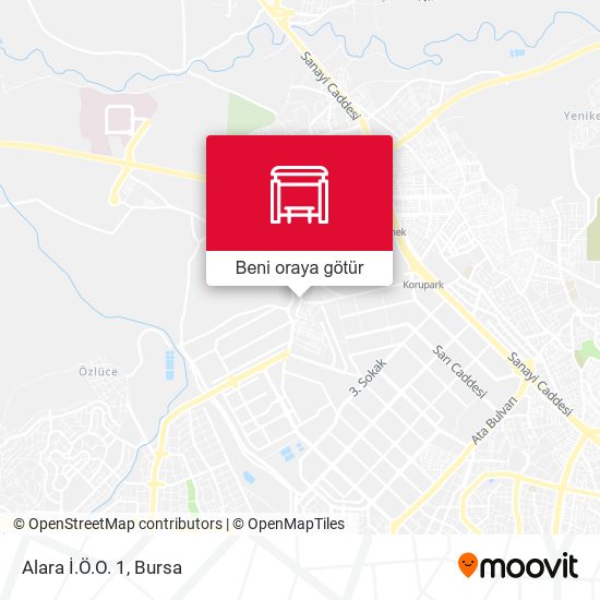 Alara İ.Ö.O. 1 harita