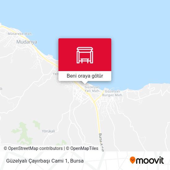 Güzelyalı Çayırbaşı Cami 1 harita