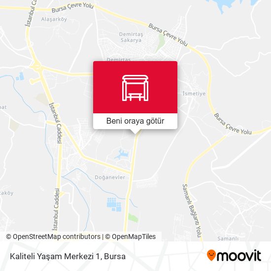 Kaliteli Yaşam Merkezi 1 harita