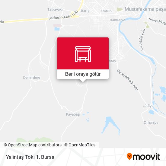 Yalintaş Toki 1 harita