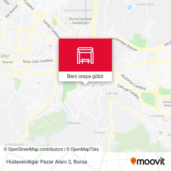 Hüdavendigar Pazar Alanı 2 harita
