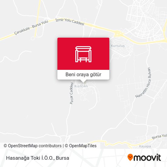 Hasanağa Toki İ.Ö.O. harita