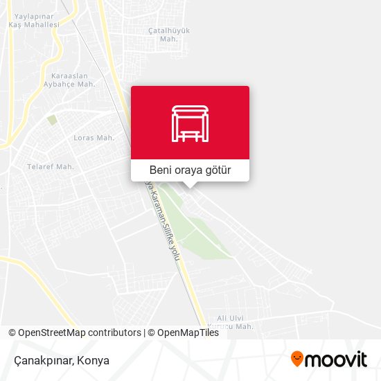 Çanakpınar harita