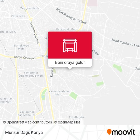 Munzur Dağı harita