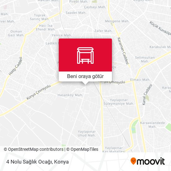 4 Nolu Sağlık Ocağı harita