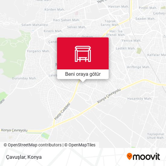 Çavuşlar harita