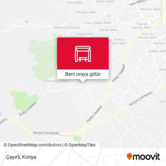 Çayırlı harita