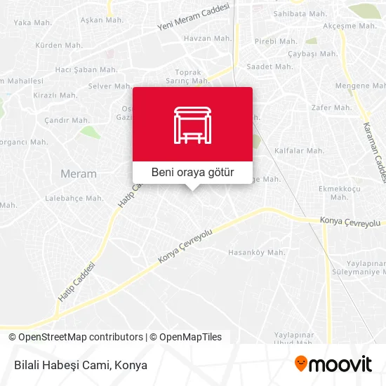 Bilali Habeşi Cami harita
