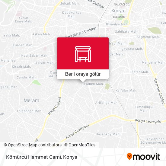 Kömürcü Hammet Cami harita