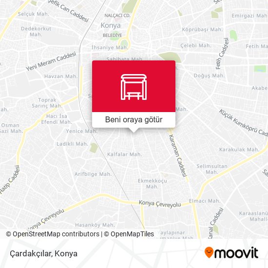 Çardakçılar harita