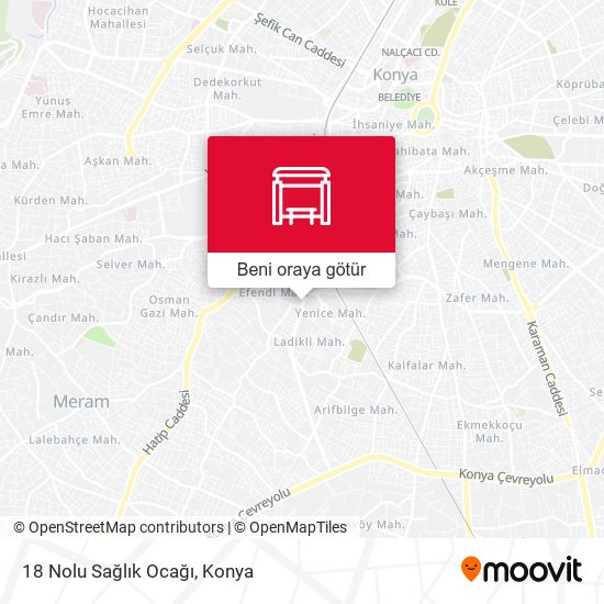18 Nolu Sağlık Ocağı harita