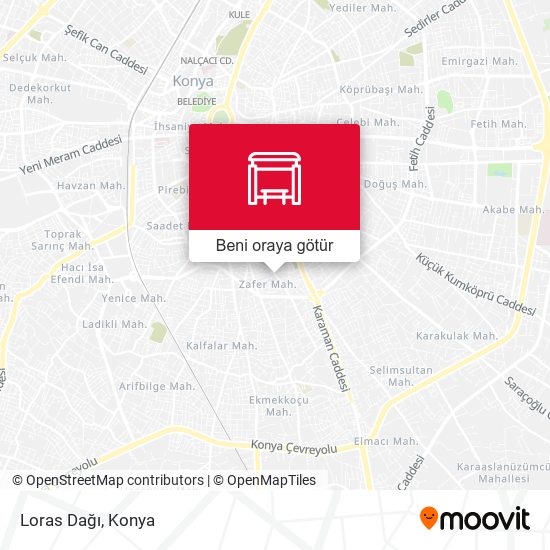 Loras Dağı harita