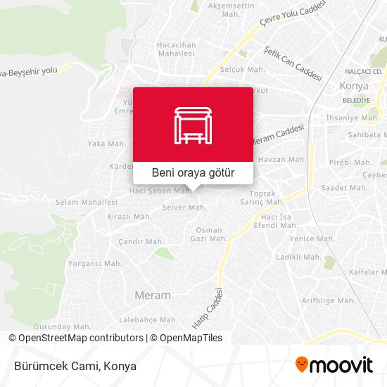 Bürümcek Cami harita