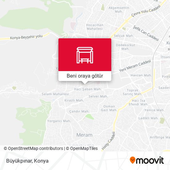 Büyükpınar harita