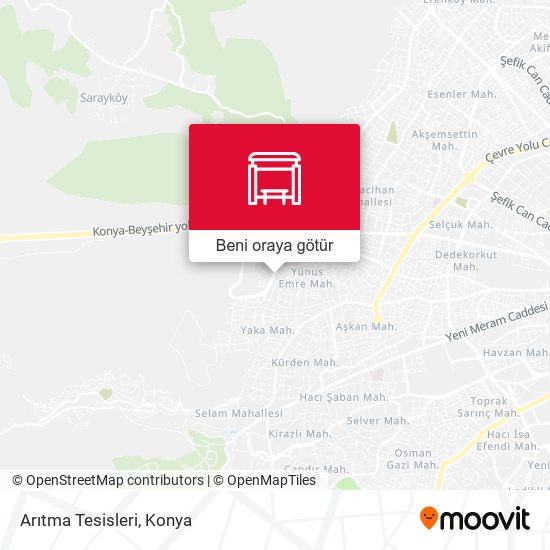 Arıtma Tesisleri harita