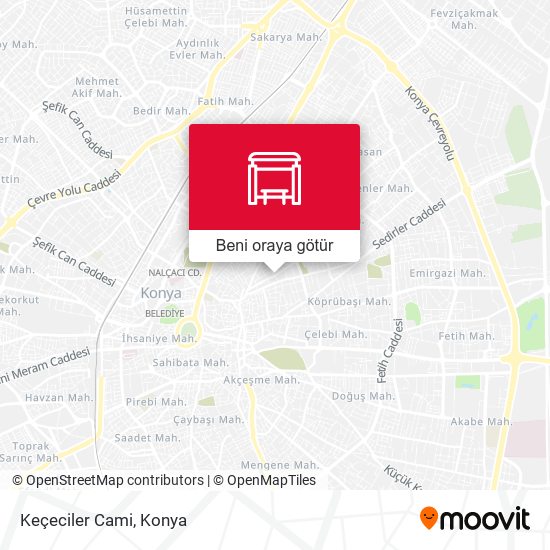 Keçeciler Cami harita
