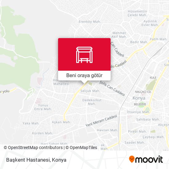 Başkent Hastanesi harita