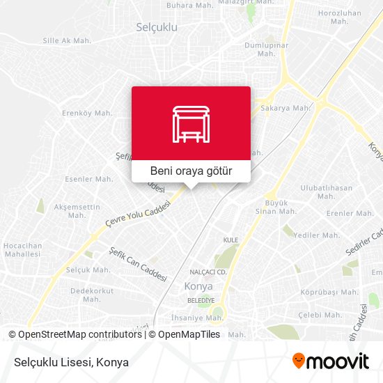 Selçuklu Lisesi harita