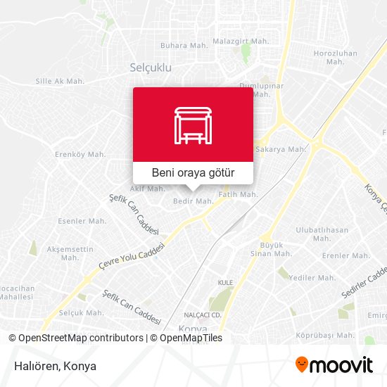 Halıören harita