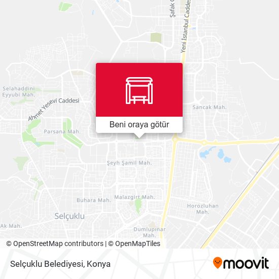 Selçuklu Belediyesi harita