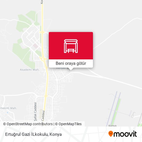 Ertuğrul Gazi İLkokulu harita