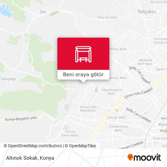 Altınok Sokak harita