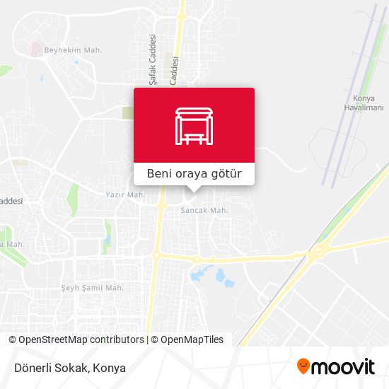 Dönerli Sokak harita