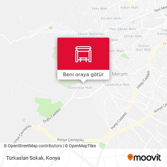 Türkaslan Sokak harita