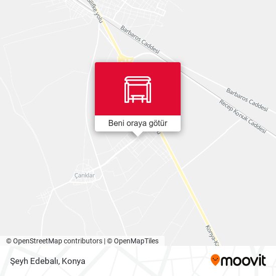 Şeyh Edebalı harita