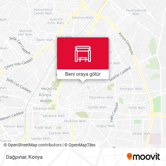 Dağpınar harita