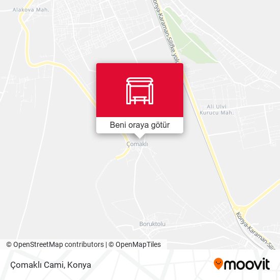 Çomaklı Cami harita