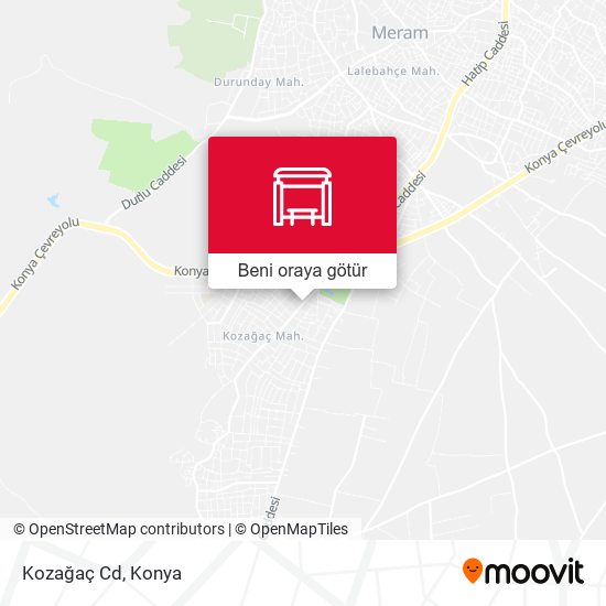 Kozağaç Cd harita