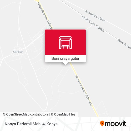 Konya Dedemli Mah. 4 harita