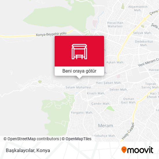 Başkalaycılar harita