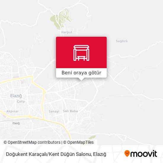 Doğukent Karaçalı / Kent Düğün Salonu harita