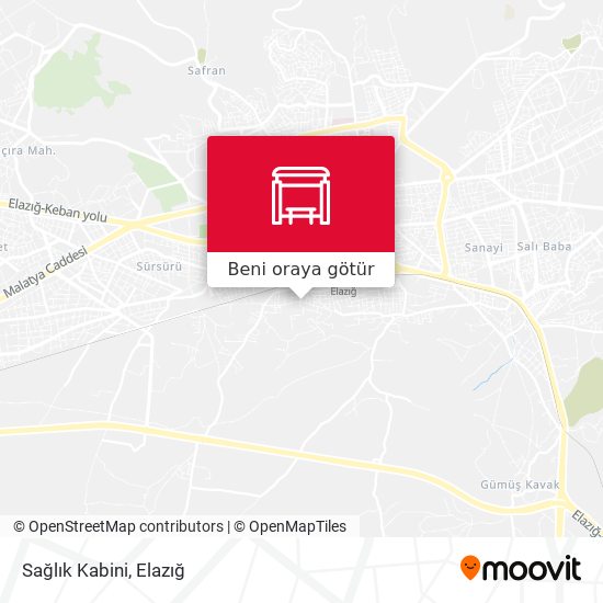 Sağlık Kabini harita
