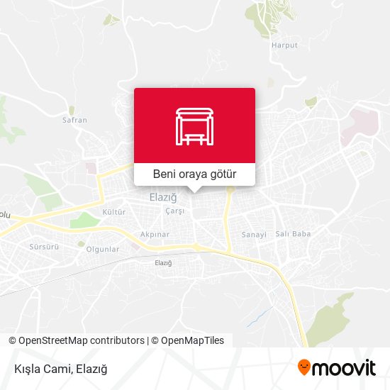 Kışla Cami harita